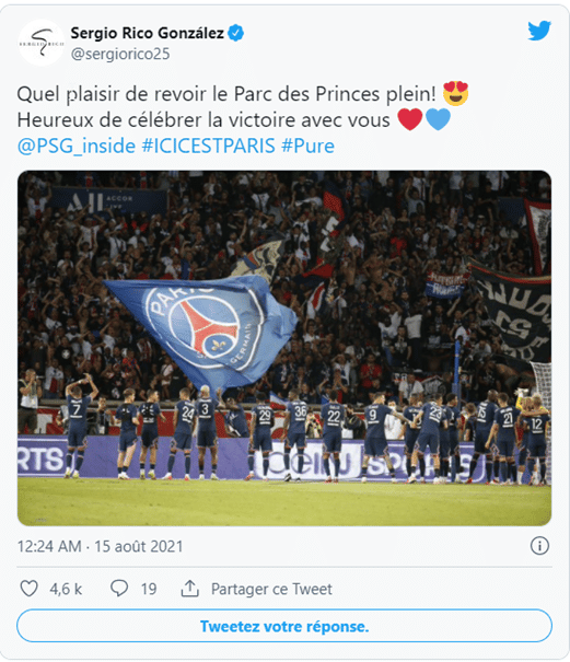 Tweet PSG