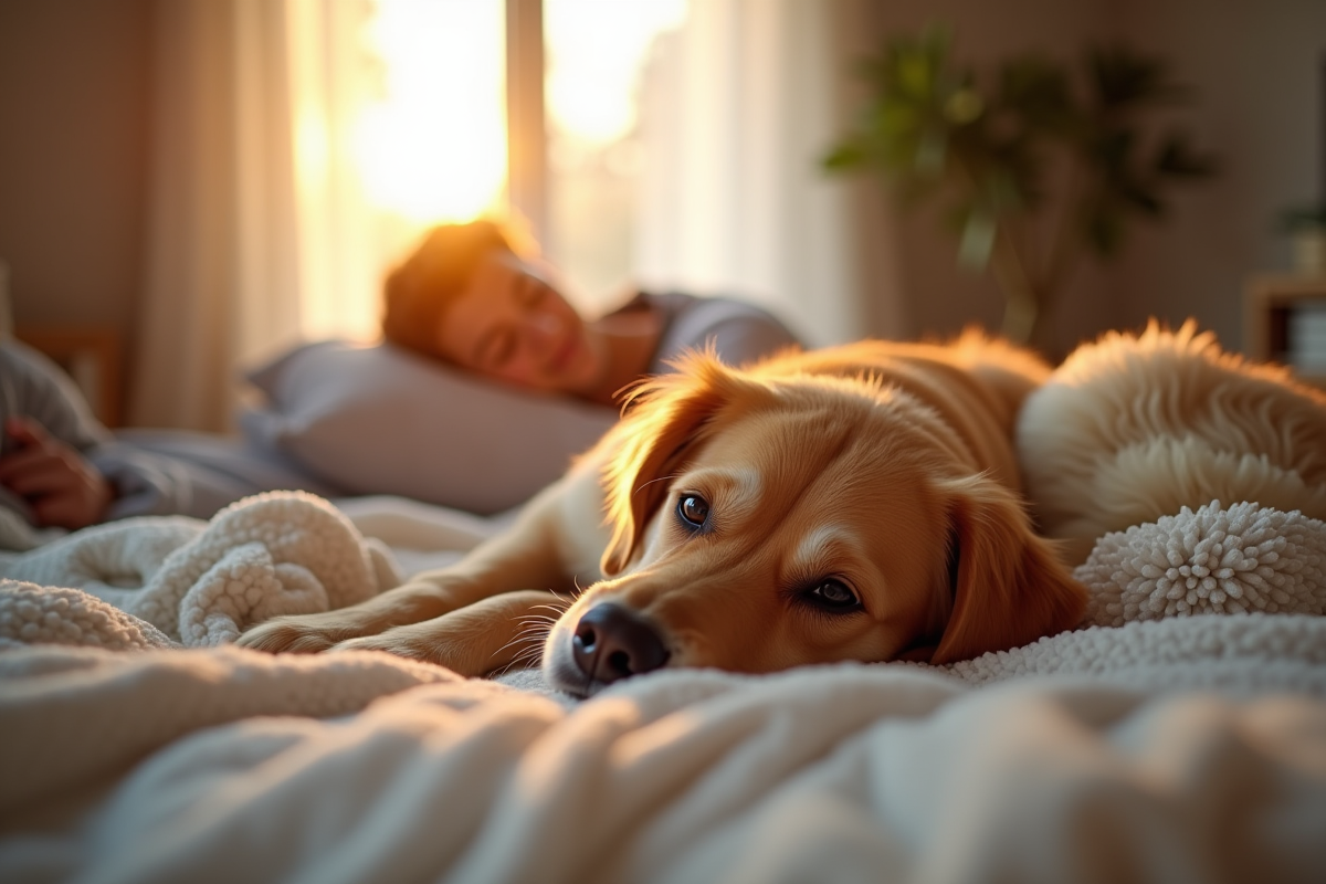 chien malade