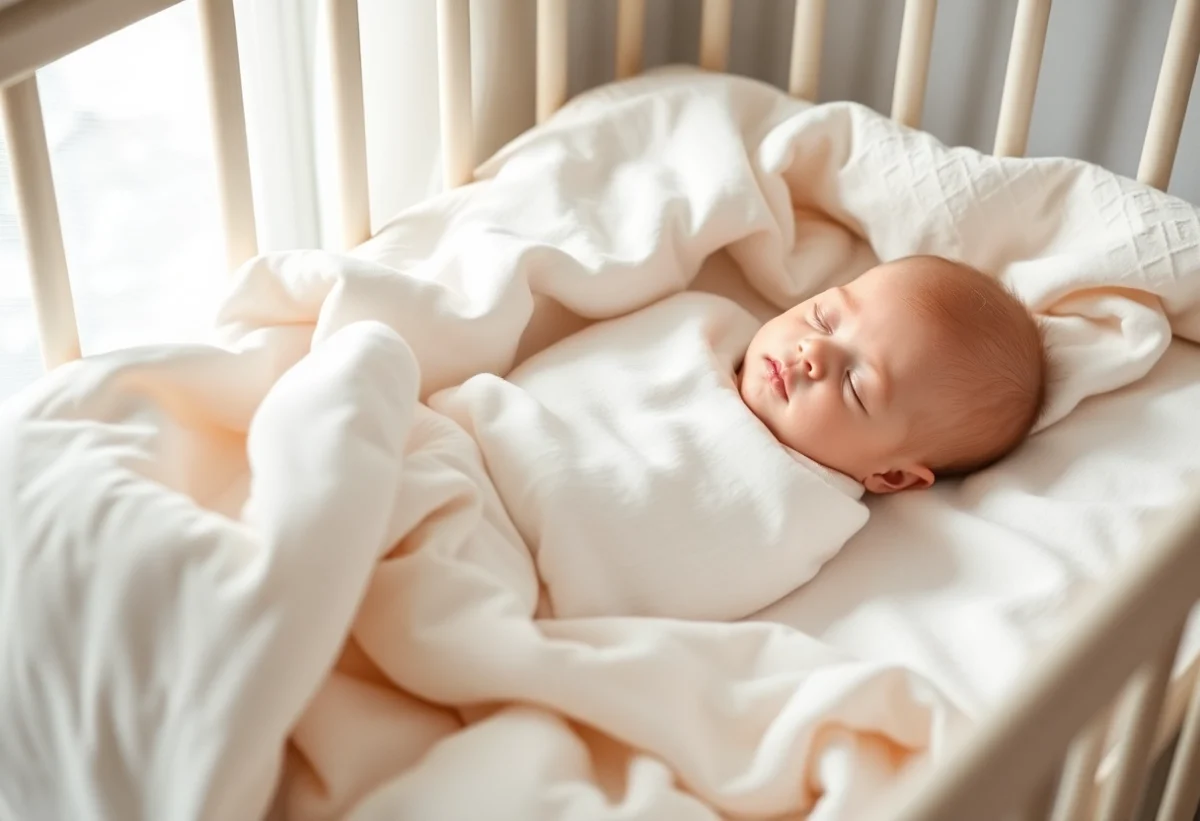 linge bébé crevette