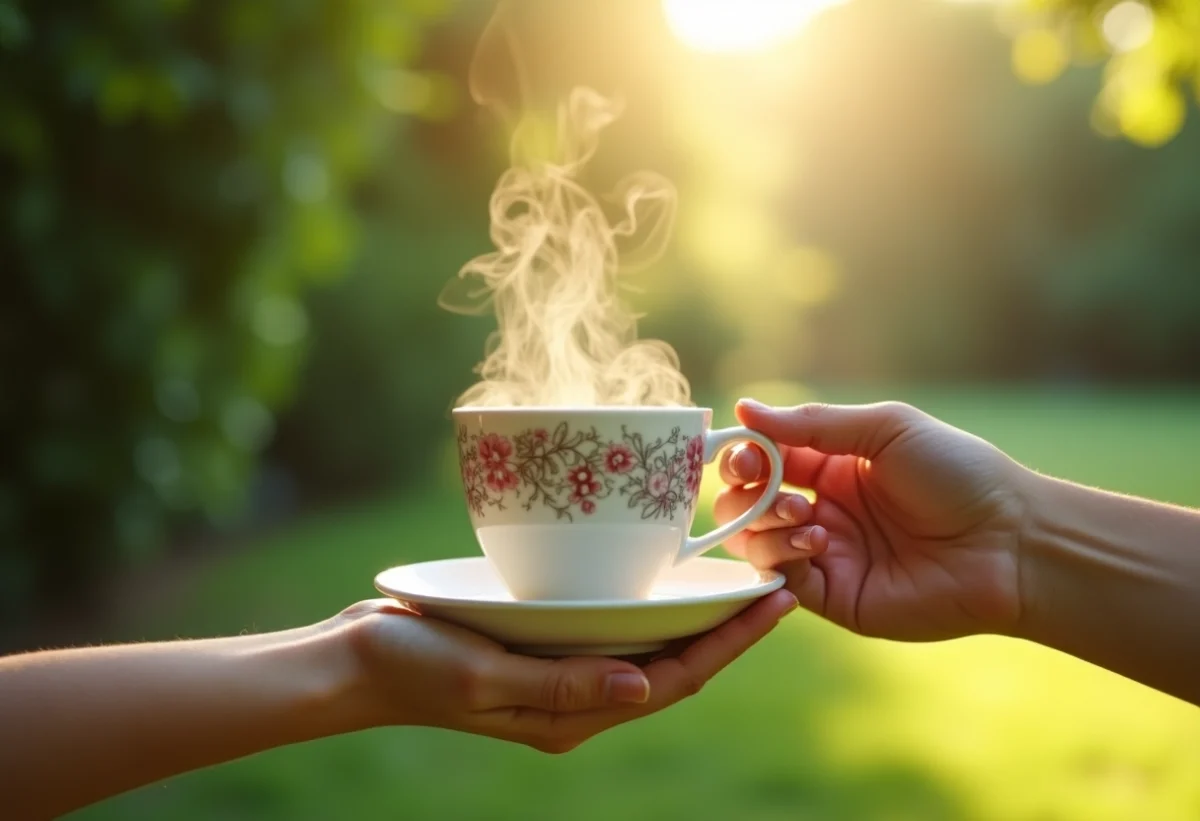 mug à thé détente
